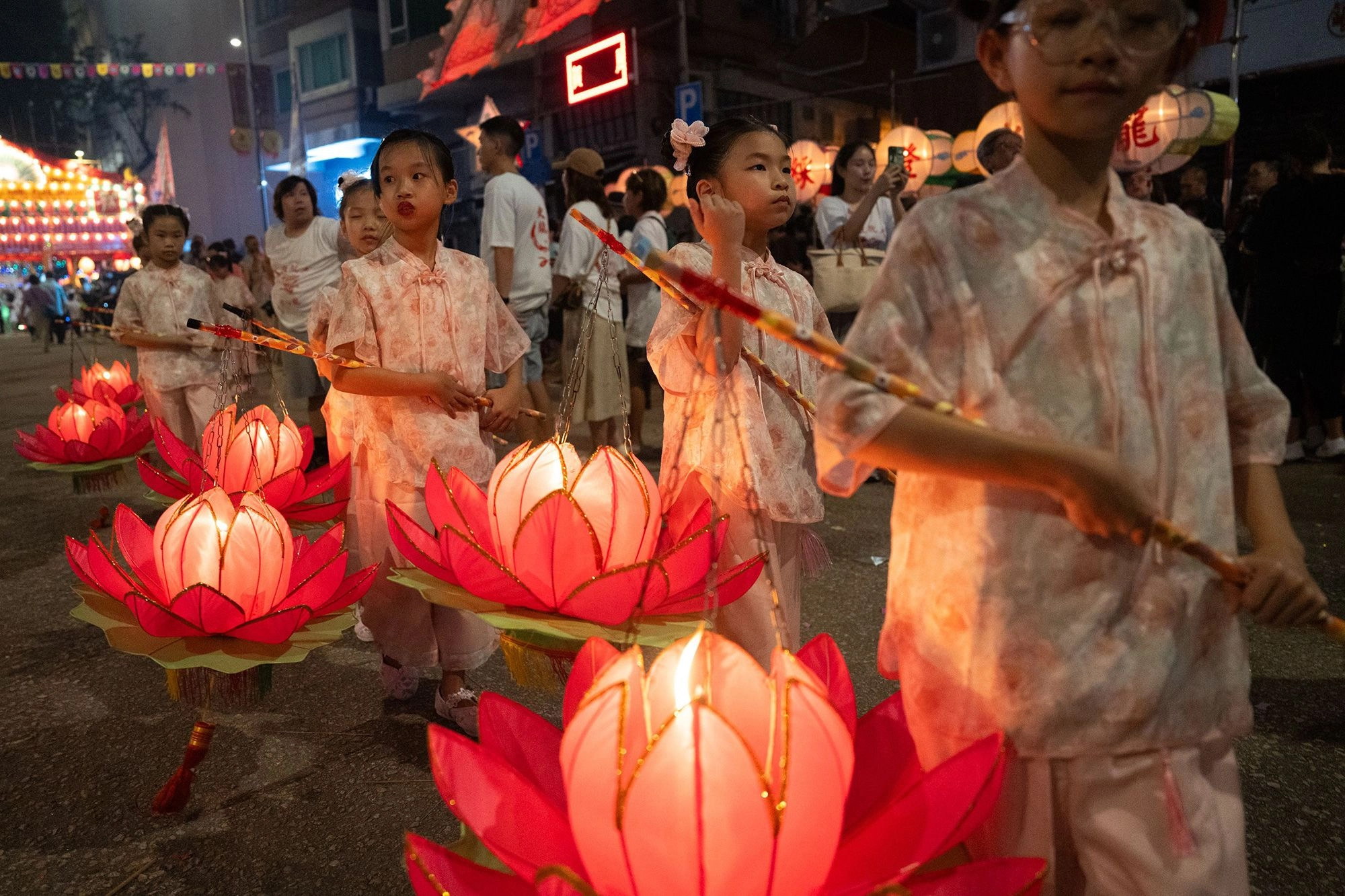 The Mid-Autumn Festival, a key festival in September, features mooncakes and lantern displays