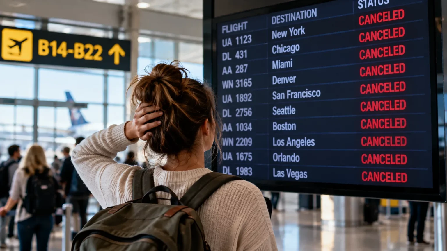 Flight Canceled at the Airport? 10 Things to Do Before You Join the Longest Line